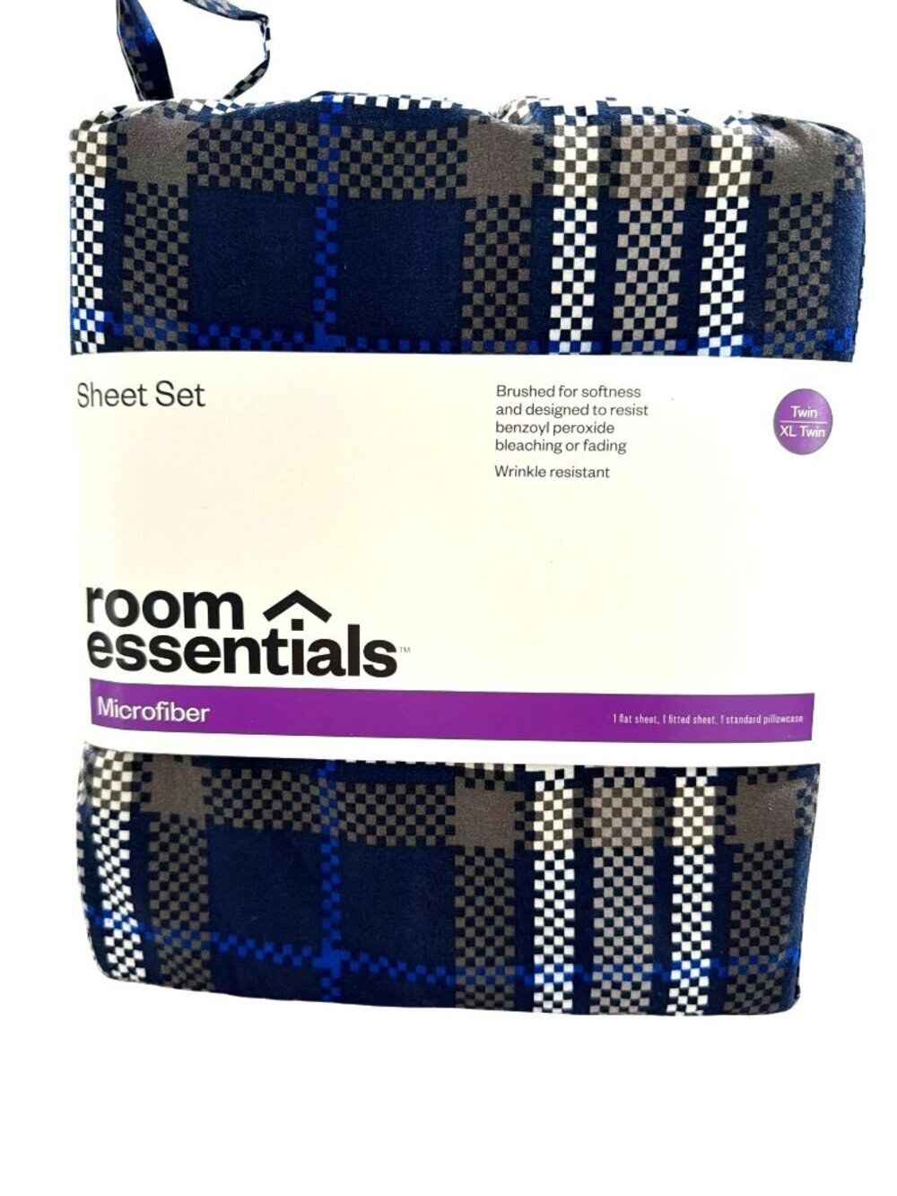 Dorm Room Essentials Twin XL Sheet Set Microfiber Wrinkle Resistant College New